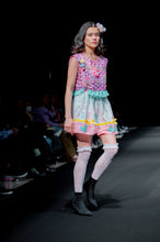 Load image into Gallery viewer, Hot pink/polka dot suspenders - Lovely Dreamhouse - Made to order