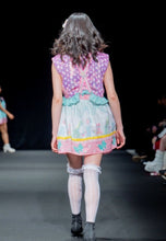 Load image into Gallery viewer, Hot pink/polka dot suspenders - Lovely Dreamhouse - Made to order