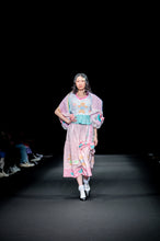 Load image into Gallery viewer, SALE Teddy bears and stripes ruffle maxi skirt - Lovely Dreamhouse sample - size small/medium