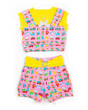 Load image into Gallery viewer, Kidcore toy high waisted hotpants - Lovely Dreamhouse - Made to order
