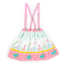 Load image into Gallery viewer, Hot pink/polka dot suspenders - Lovely Dreamhouse - Made to order