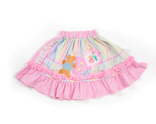 Load image into Gallery viewer, Pastel collage ruffle skirt - Lovely Dreamhouse sample - Size small/medium