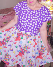 Load image into Gallery viewer, SALE Upcycled Lisa Frank upcycled bedsheet dress, size XL/2X