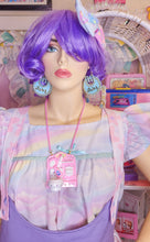 Load image into Gallery viewer, Pastel rainbow fairy spank kei pajama set, made to order