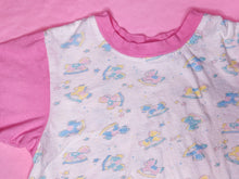 Load image into Gallery viewer, Rocking horse colorbocked boxy top, fairy spank kei size S
