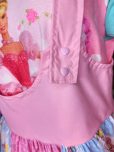 Load image into Gallery viewer, Pink grid patchwork retro fairy spank kei jumper skirt, size S