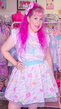 Load image into Gallery viewer, 90's doll memphis fairy spank kei skirt plus size XL 2X 3X