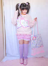 Load image into Gallery viewer, Spank! Kei pullover sweatshirt, 80's applique size large