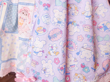 Load image into Gallery viewer, Retro showa fairy spank kei paneled skirt, size large