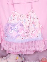 Load image into Gallery viewer, Kawaii bunny lolita tank top, maximalist hime gyaru size XL