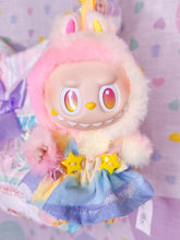 Load image into Gallery viewer, Labubu dress, pastel rainbow J-fashion lafufu jumperskirt JSK