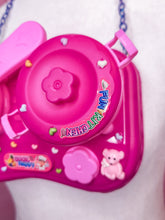 Load image into Gallery viewer, Magenta oversized Kandi stove necklace, fairy spank kei decora