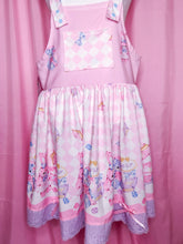 Load image into Gallery viewer, Pink sweet lolita jumper skirt, teddy bear bunny tea party size Medium