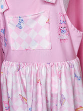 Load image into Gallery viewer, Pink sweet lolita jumper skirt, teddy bear bunny tea party size Medium
