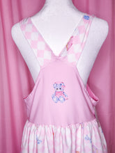 Load image into Gallery viewer, Pink sweet lolita jumper skirt, teddy bear bunny tea party size Medium