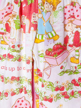 Load image into Gallery viewer, Fabric with cartoon characters and strawberry pattern