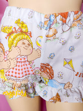 Load image into Gallery viewer, Cabbage Patch Kids upcycled fairy kei ruffle shorts, size Medium