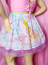 Load image into Gallery viewer, Skirt with She-Ra and Swift Wind design on a pink background