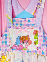 Load image into Gallery viewer, Popples jumper skirt, pastel unicorn houndstooth size Medium