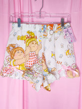 Load image into Gallery viewer, Cabbage Patch Kids upcycled fairy kei ruffle shorts, size Medium