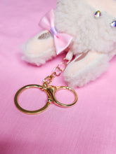 Load image into Gallery viewer, Hime gyaru Labubu key chain trinket, sweet lolita bag charm