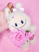 Load image into Gallery viewer, Hime gyaru Labubu key chain trinket, sweet lolita bag charm