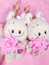 Load image into Gallery viewer, Hime gyaru Labubu key chain trinket, sweet lolita bag charm