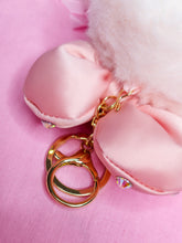 Load image into Gallery viewer, Hime gyaru bunny key chain trinket, sweet lolita bling bag charm