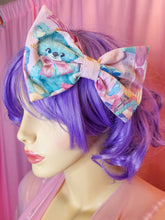 Load image into Gallery viewer, Sweet lolita teddy bear hair bow, kawaii fairy kei