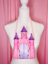 Load image into Gallery viewer, Pink oversized frosted castle necklace, fairy spank kei decora B GRADE