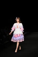 Load image into Gallery viewer, SALE Lovecore lollipop ruffle below-knee skirt - Lovely Dreamhouse sample - size S