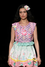 Load image into Gallery viewer, Hot pink/polka dot suspenders - Lovely Dreamhouse - Made to order