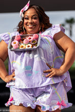 Load image into Gallery viewer, Unicorn rainbow fairy spank kei pajama set, made to order