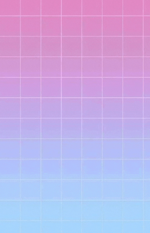 pastel gradient grid background with animated stickers of 90's ballet themed artwork