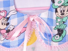 Load image into Gallery viewer, Minnie Mouse blue gingham detachable collar, fairy spank kei