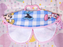Load image into Gallery viewer, Minnie Mouse blue gingham detachable collar, fairy spank kei