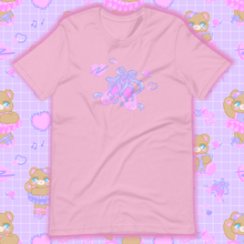 Load image into Gallery viewer, lilac t-shirt with ballet slippers
