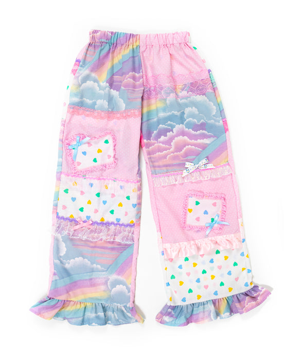 Pastel rainbow patchwork pants - Lovely Dreamhouse - Made to order