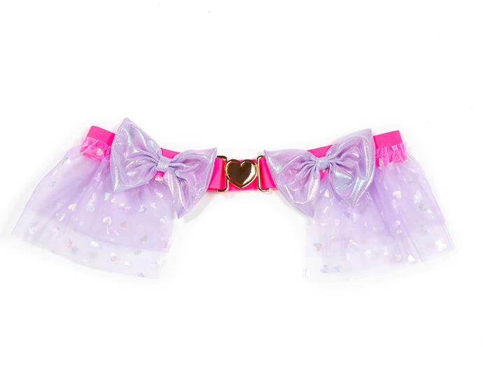 Pink dolly ruffle belt - Lovely Dreamhouse - Made to order