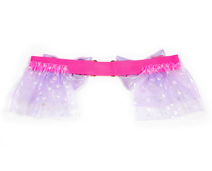 Pink dolly ruffle belt - Lovely Dreamhouse - Made to order