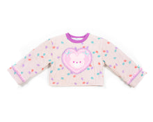 Load image into Gallery viewer, Quilted balloon grid teddy bear pullover - Lovely Dreamhouse - Made to order