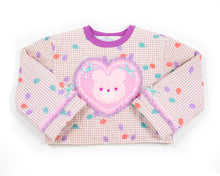 Load image into Gallery viewer, Quilted balloon grid teddy bear pullover - Lovely Dreamhouse - Made to order