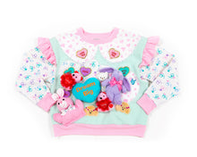 Load image into Gallery viewer, Lovecore plushie sweatshirt - Lovely Dreamhouse sample - Size small/medium