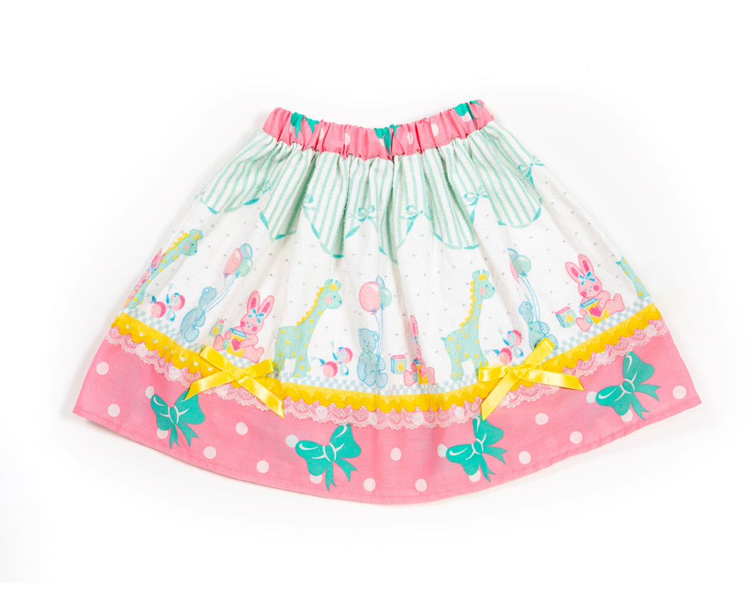 Retro kidcore animal lolita skirt - Lovely Dreamhouse - Made to order
