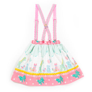 Retro kidcore animal lolita skirt - Lovely Dreamhouse - Made to order