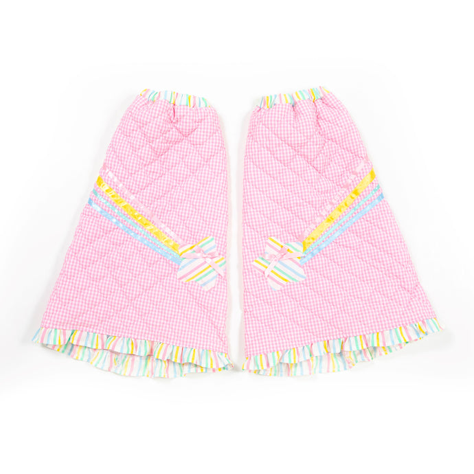 Shooting star gingham legwarmers - Lovely Dreamhouse - Made to order