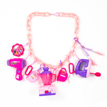 Load image into Gallery viewer, Chunky dollhouse charm necklace - Lovely Dreamhouse - Made to order