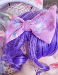 Little Twin Stars unicorn glitter hair bow