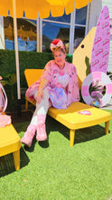 Load image into Gallery viewer, Barbie rainbow paneled Spank! Kei skirt, size S XL