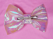 Load image into Gallery viewer, Iridescent dollhouse maximalist fairy kei hair bow